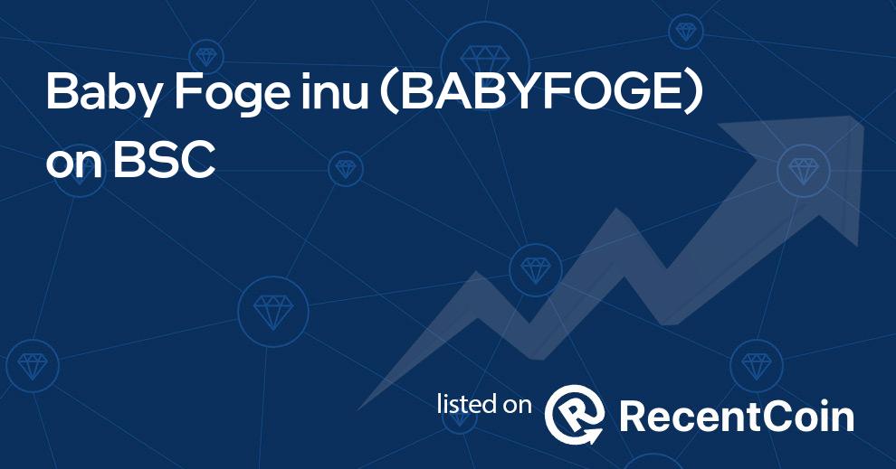 BABYFOGE coin