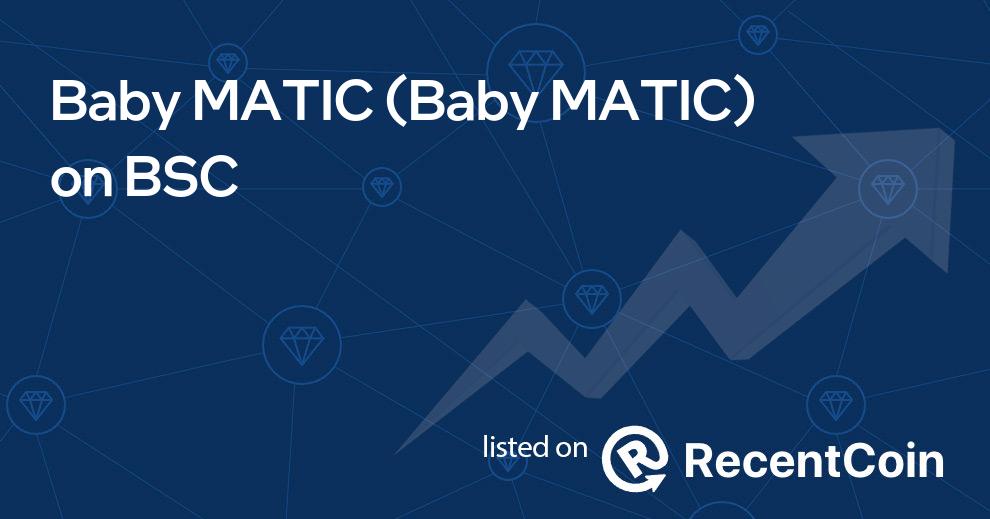 Baby MATIC coin