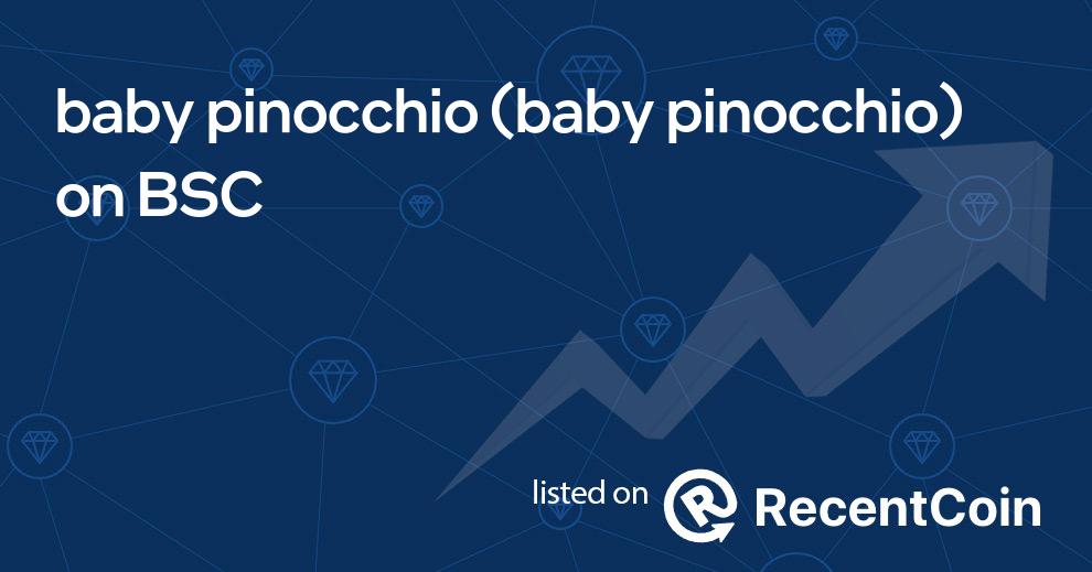 baby pinocchio coin