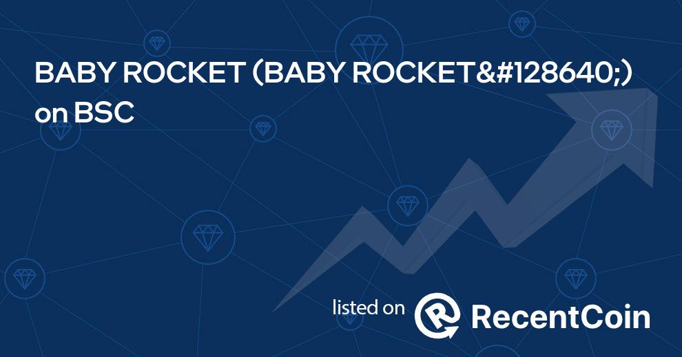 BABY ROCKET🚀 coin