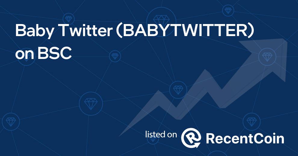 BABYTWITTER coin