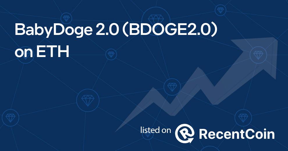 BDOGE2.0 coin