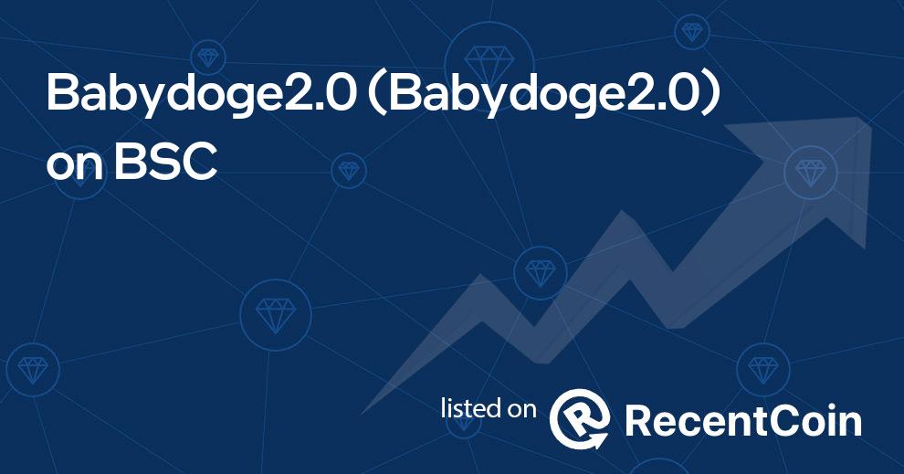 Babydoge2.0 coin