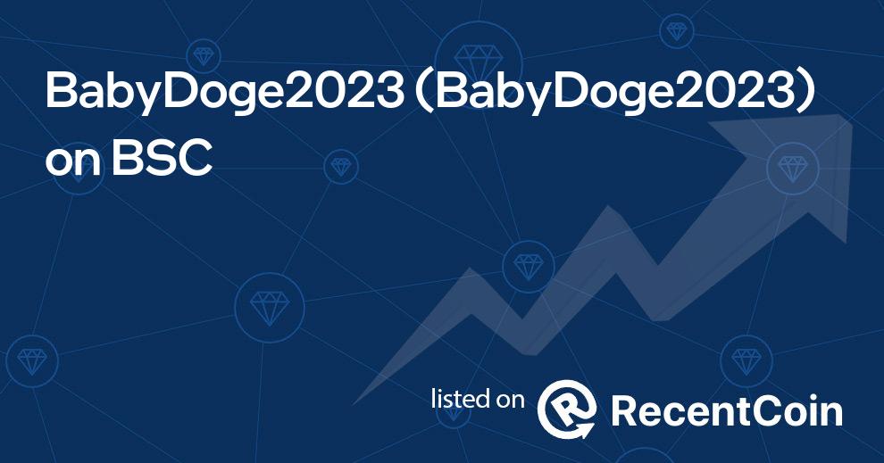 BabyDoge2023 coin