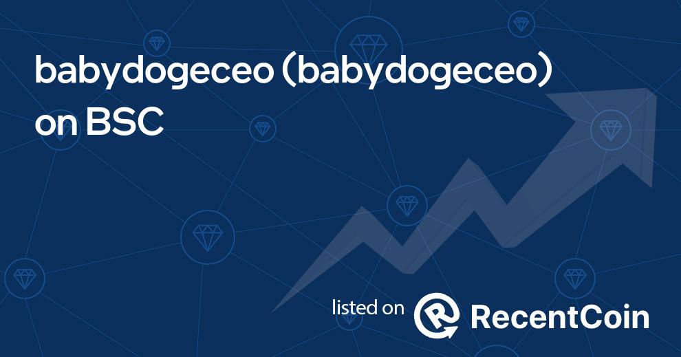 babydogeceo coin