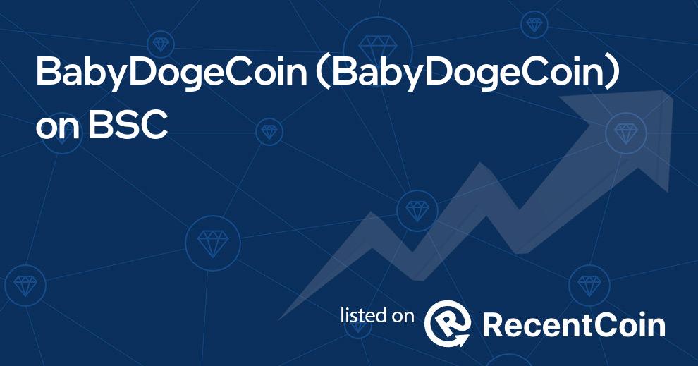 BabyDogeCoin coin