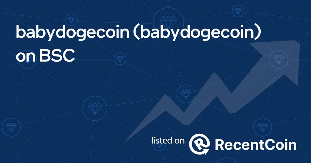 babydogecoin coin