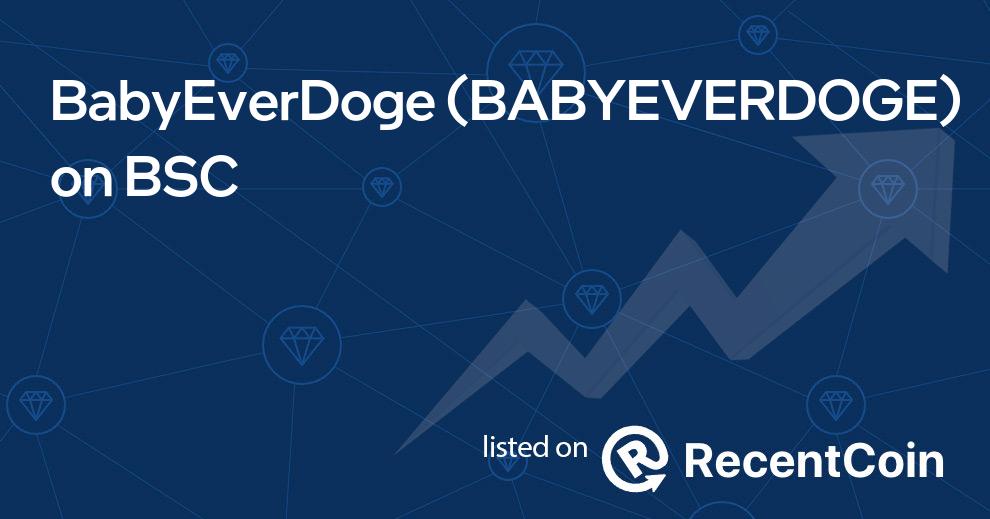 BABYEVERDOGE coin