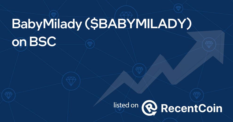 $BABYMILADY coin