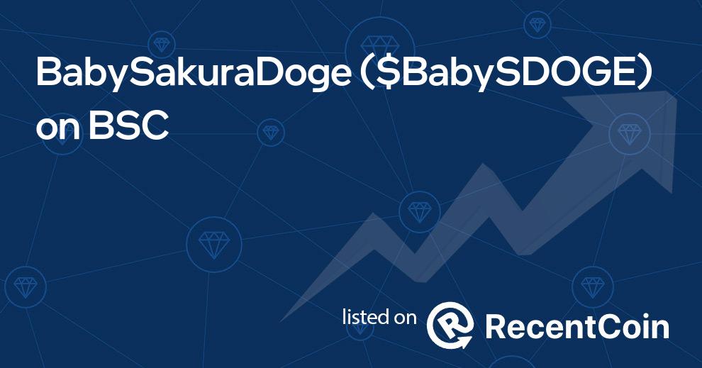 $BabySDOGE coin