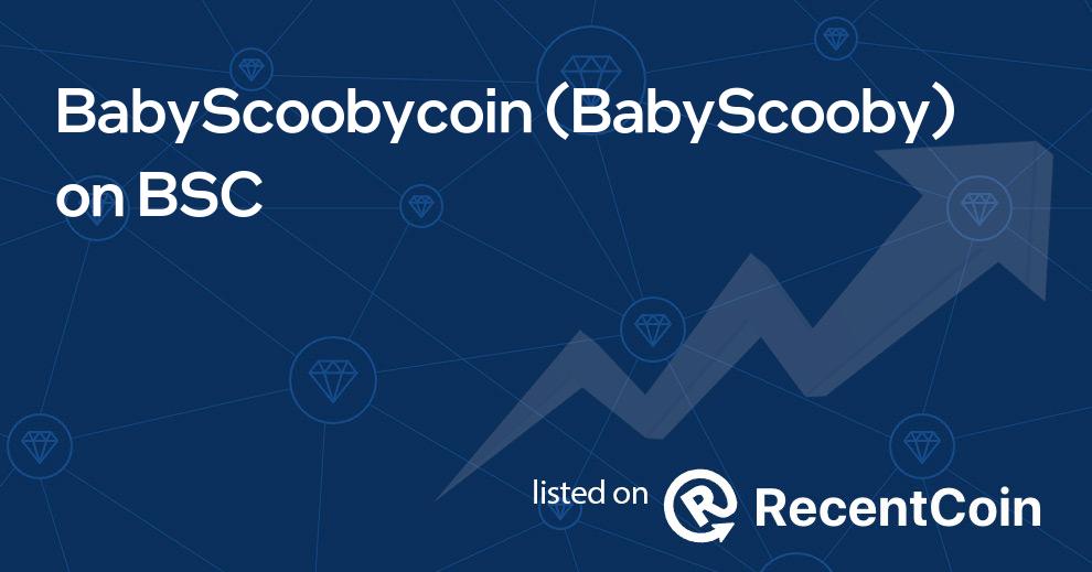 BabyScooby coin