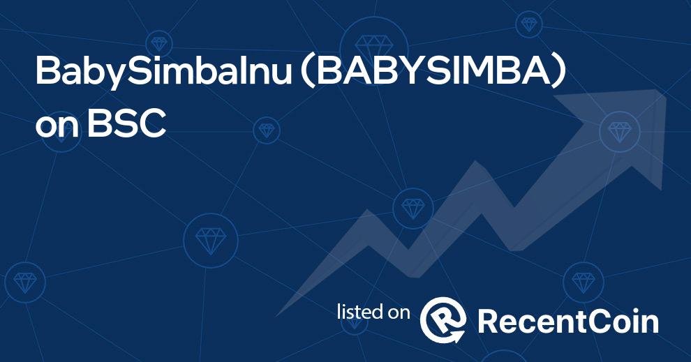 BABYSIMBA coin