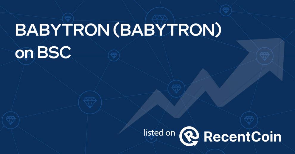 BABYTRON coin