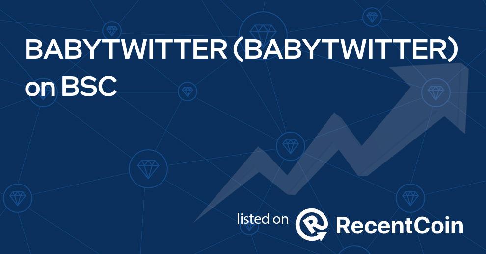 BABYTWITTER coin