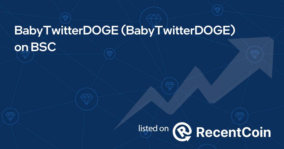 BabyTwitterDOGE coin