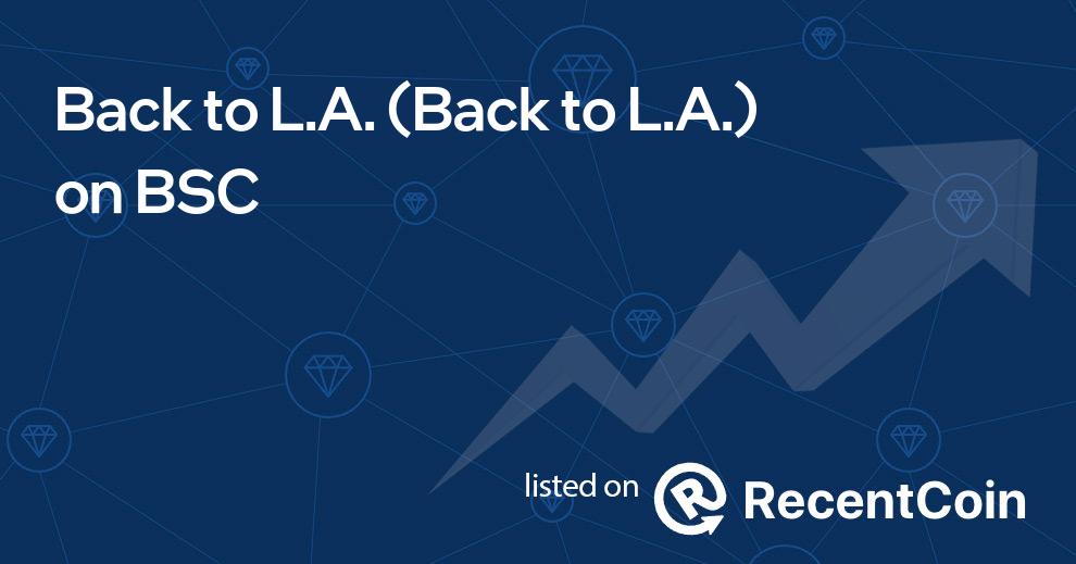 Back to L.A. coin