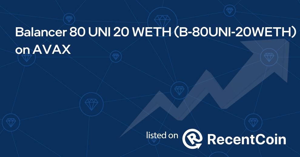 B-80UNI-20WETH coin