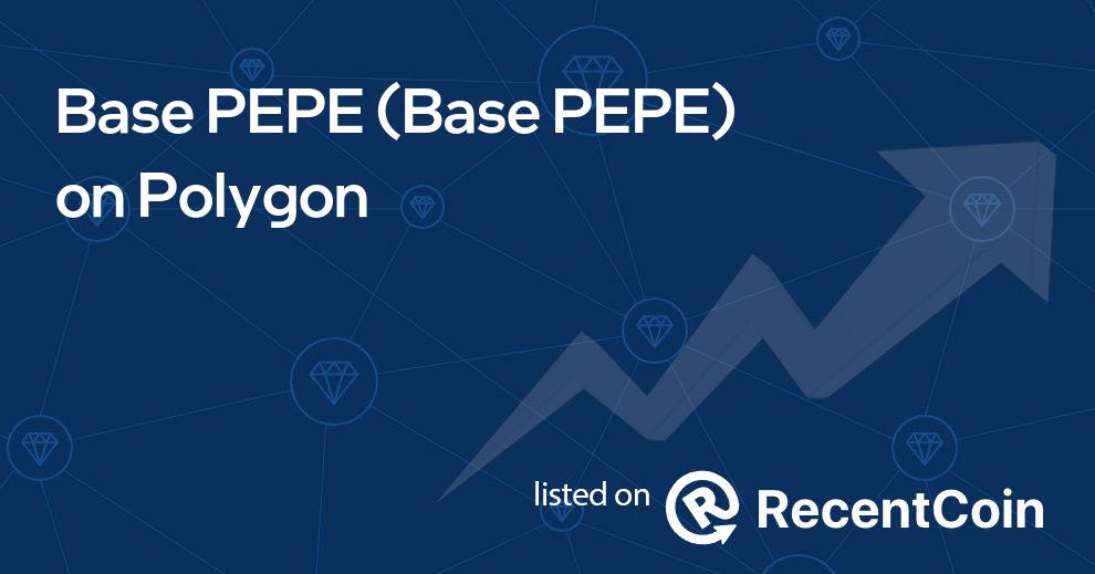 Base PEPE coin