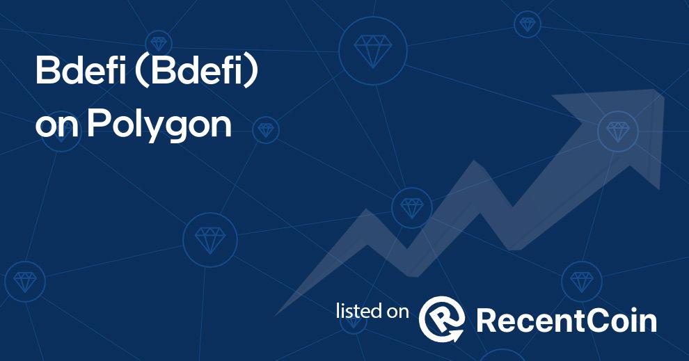 Bdefi coin