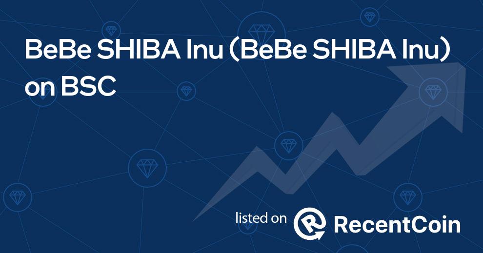 BeBe SHIBA Inu coin