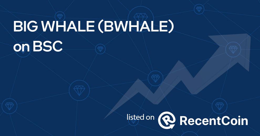 BWHALE coin