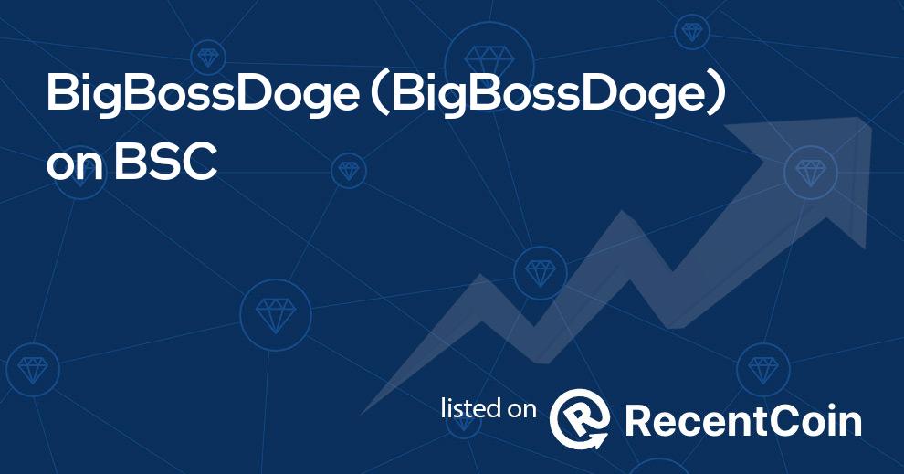 BigBossDoge coin