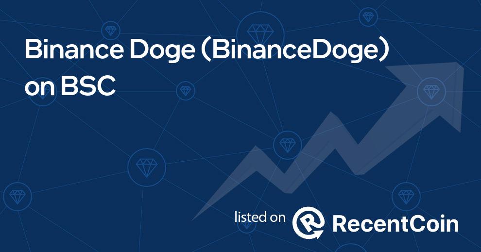 BinanceDoge coin