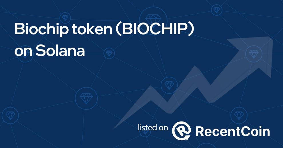 BIOCHIP coin