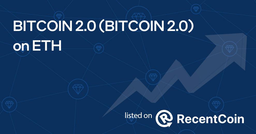 BITCOIN 2.0 coin