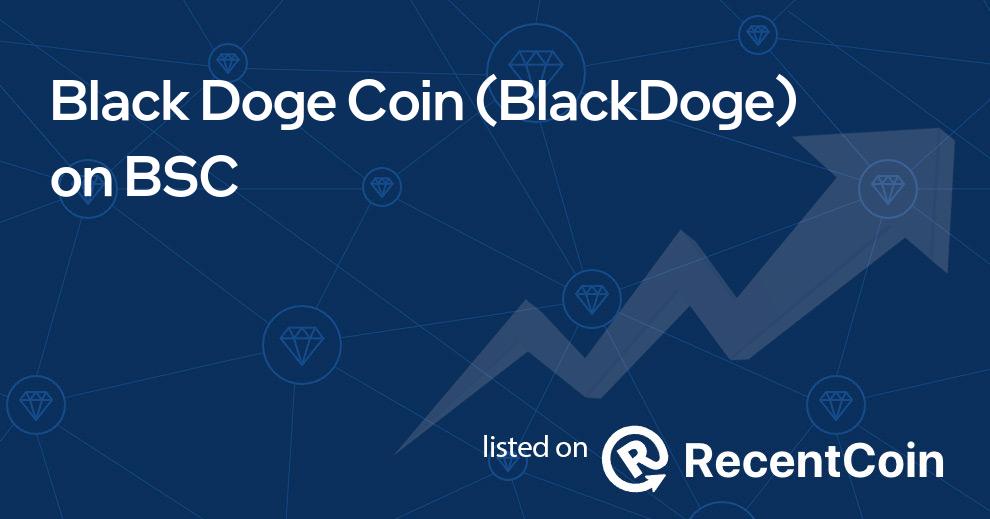 BlackDoge coin