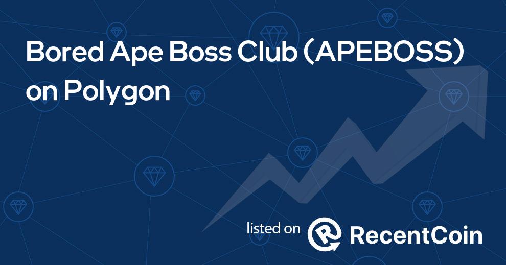 APEBOSS coin