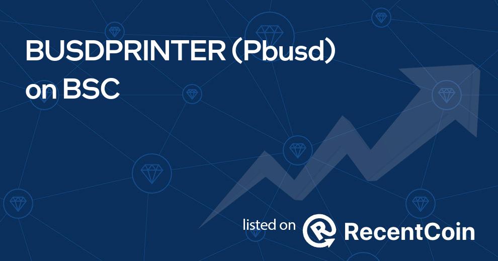 Pbusd coin