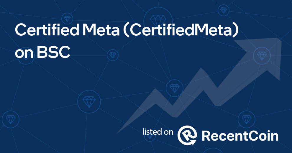 CertifiedMeta coin