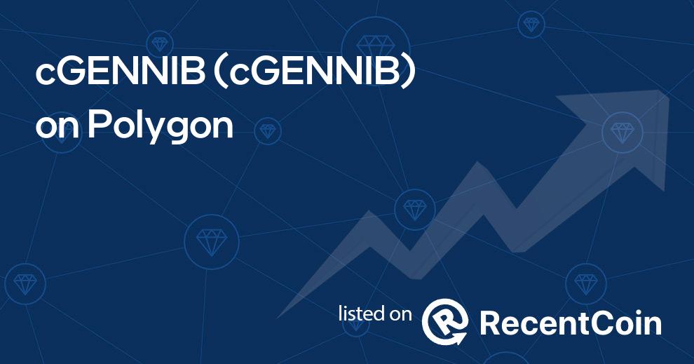 cGENNIB coin