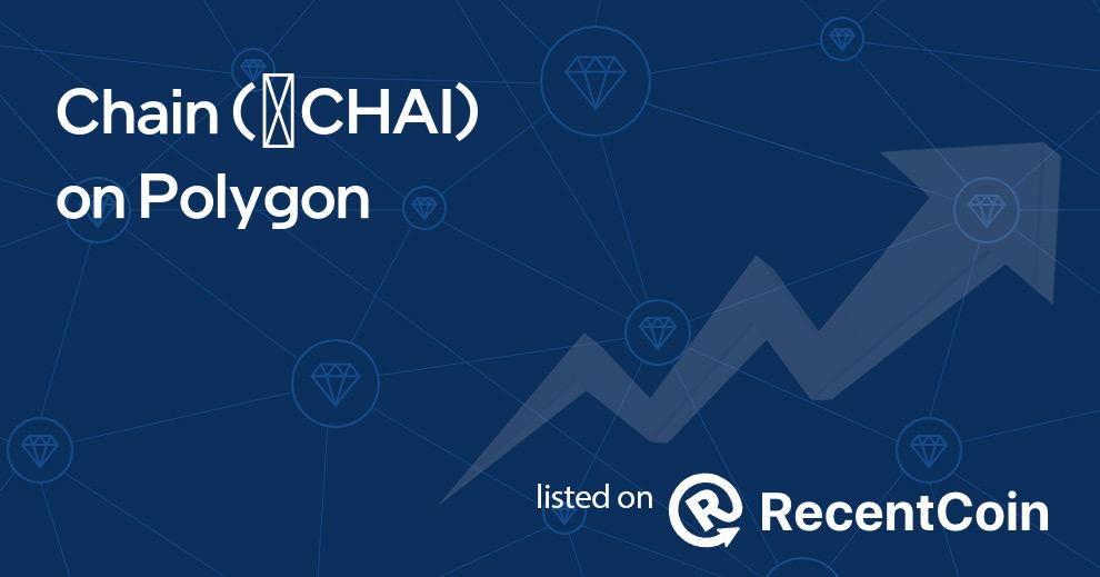 ✺CHAI coin