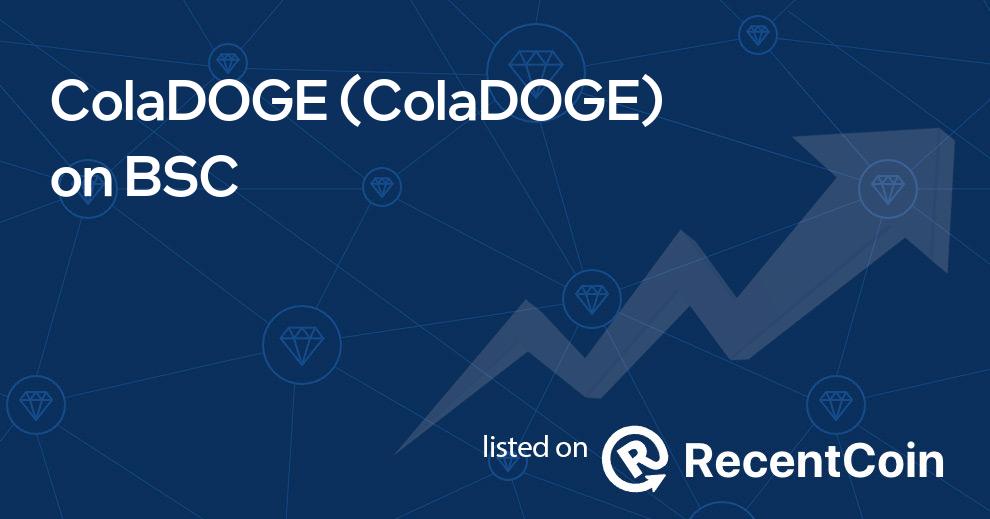 ColaDOGE coin