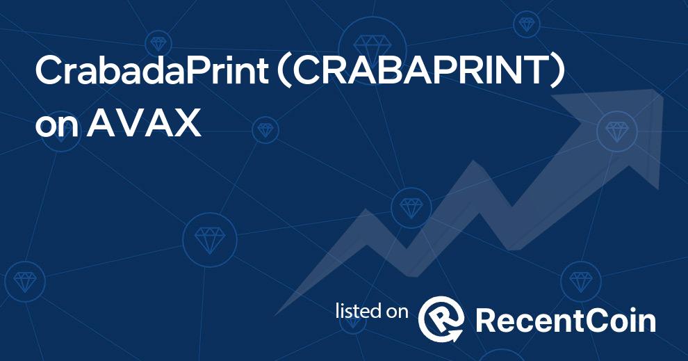 CRABAPRINT coin