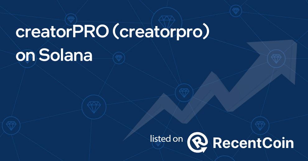 creatorpro coin