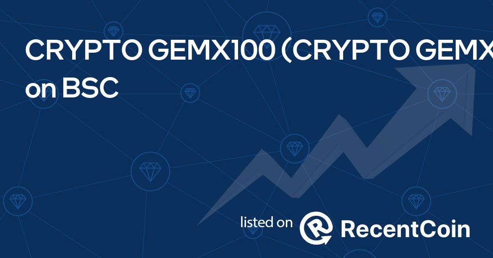 CRYPTO GEMX100 coin