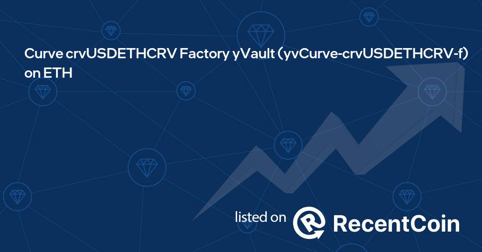 yvCurve-crvUSDETHCRV-f coin