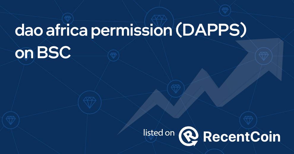 DAPPS coin