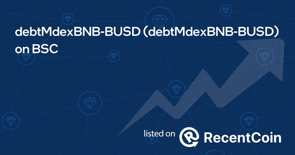debtMdexBNB-BUSD coin