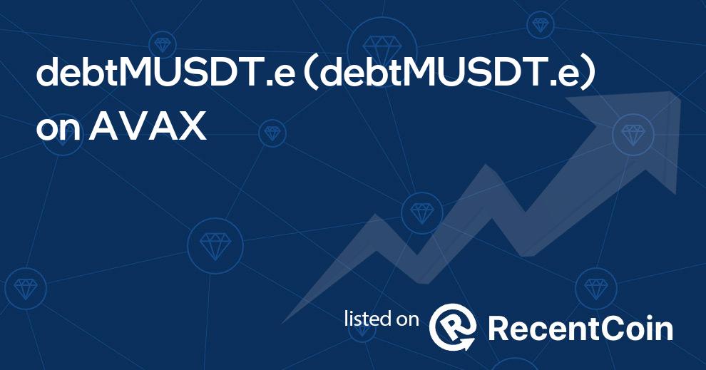 debtMUSDT.e coin