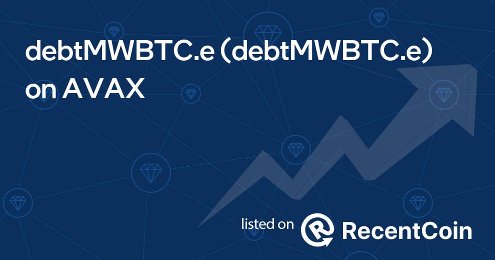 debtMWBTC.e coin