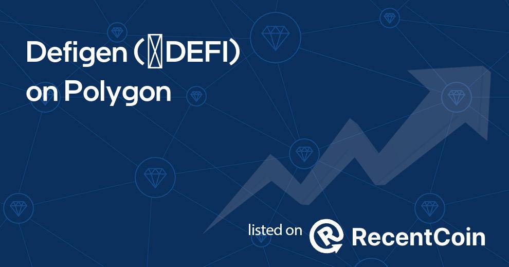 ✺DEFI coin