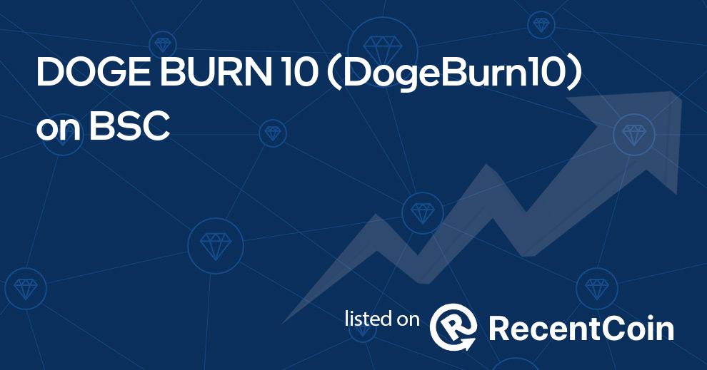 DogeBurn10 coin