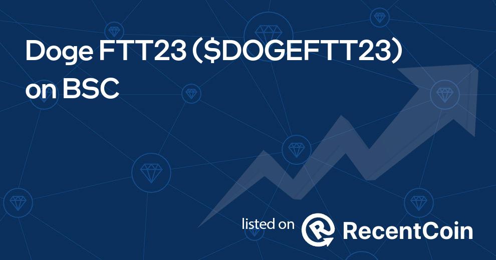 $DOGEFTT23 coin