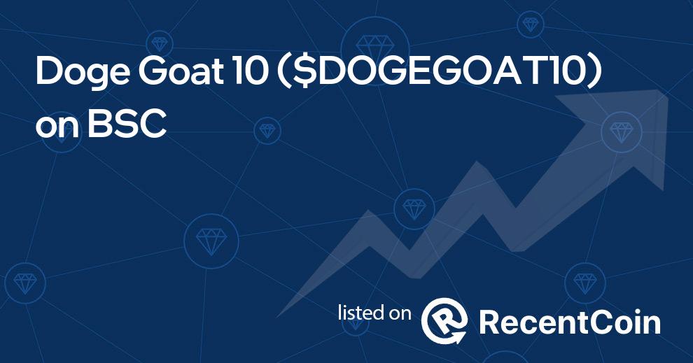 $DOGEGOAT10 coin