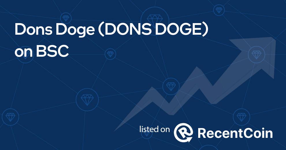 DONS DOGE coin