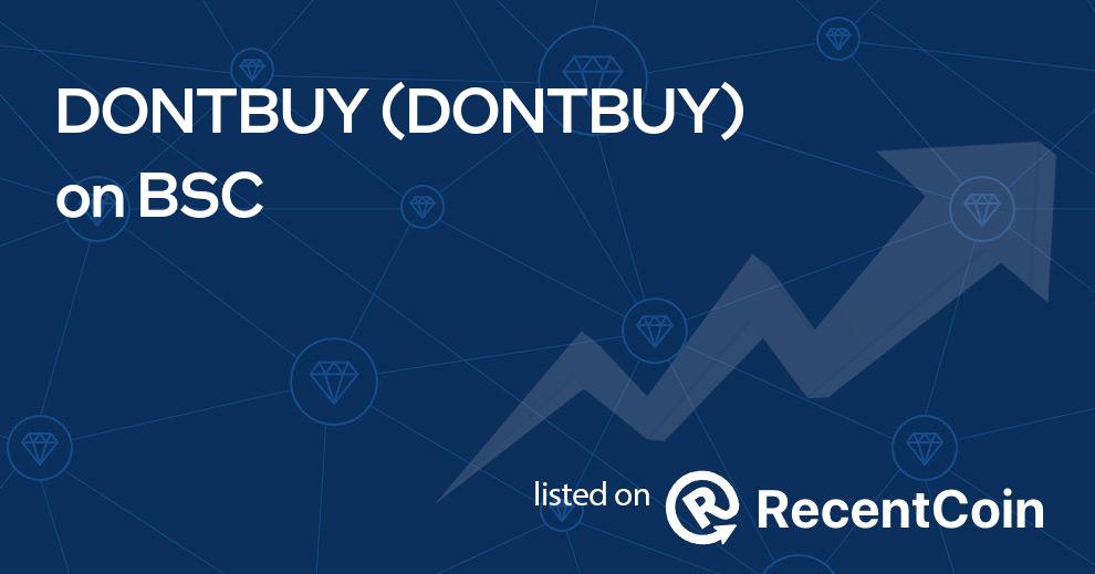 DONTBUY coin